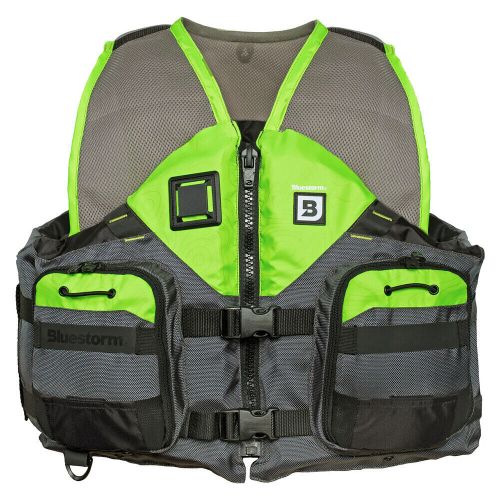 Bluestorm sportsman adult mesh fishing life jacket - hi-vis - s/m bs-105-hvs-s/m