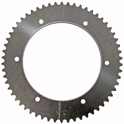 53t tooth #35 chain split sprocket two 2 piece gear racing go kart drift trike