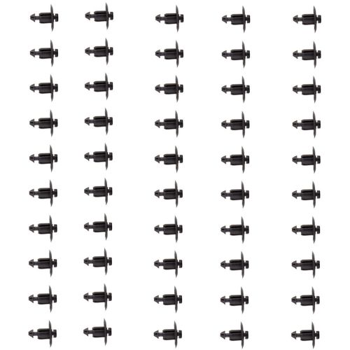 Fender retainer fasteners 50x nylon rivets car clips for dodge #wx68dx9-aa