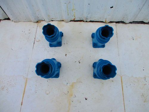 Four (4) chrysler marine 318 - 360 exhaust dumps, new