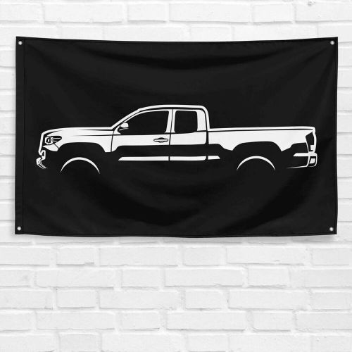 For toyota tacoma access cab 2019 enthusiast 3x5ft flag dad birthday gift banner