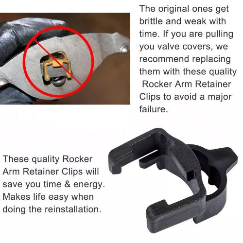 Rocker arm retainer clip w302193 for 2003-2010 ford 6.0l powerstroke diesel