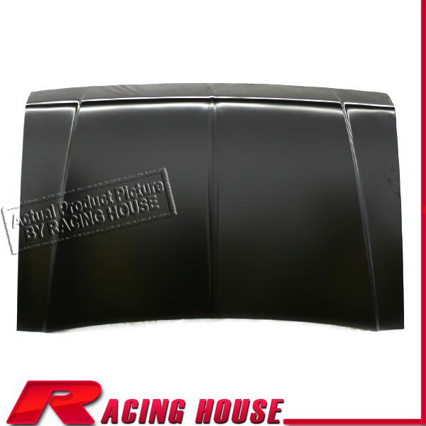 Front primered steel panel hood 1987-1991 ford bronco f-series truck replacement