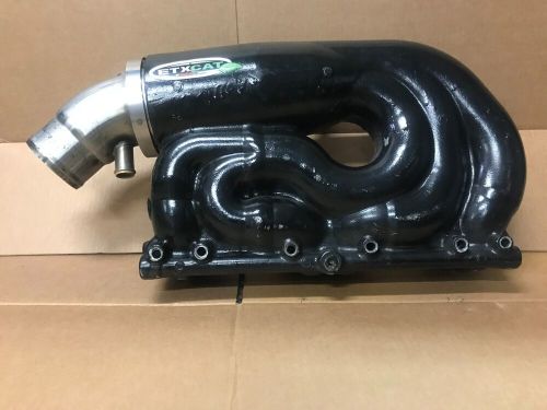 Malibu boat exhaust manifolds etx cat by indmar monsoon hammerhead 350 383