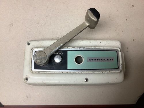 1970’s chrysler  outboard motor throttle assembly