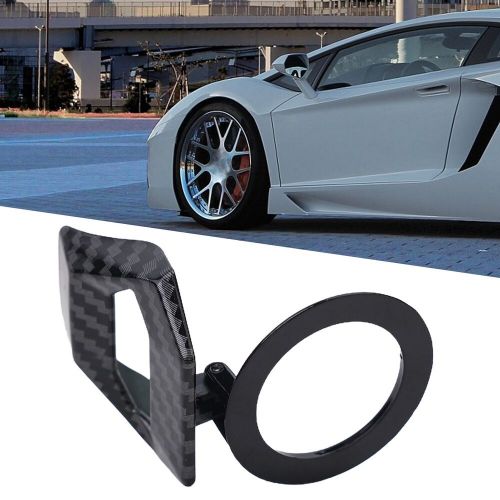 Button switch cover parts black carbon fiber engine stop push button