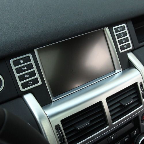 Practical button frame trim trim easy to install silvery multifunction