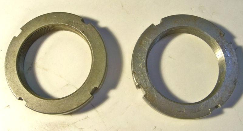 (2) rear hubs nuts n11 r&l late model nascar