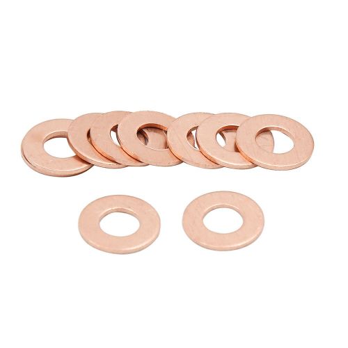 10pcs 7mm inner dmr copper washer flat seal gasket ring-