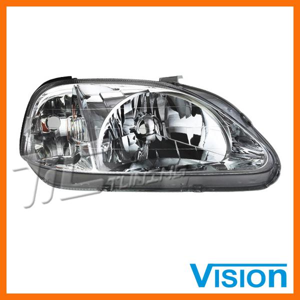 99-00 honda civic cx dx ex gx hx lx si passenger rh side headlight lamp assembly