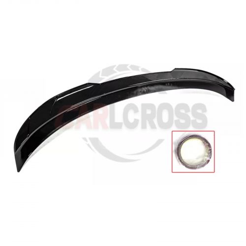 For 2022-2024 honda civic si style painted glossy black sport trunk spoiler wing