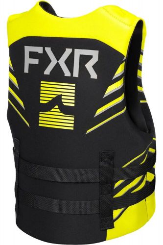 Fxr podium youth life jacket black/hi-vis