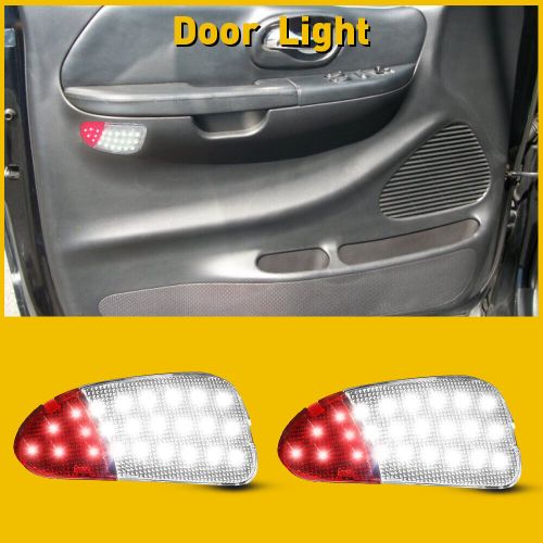 1 pair led interior door panel courtesy lamp for 1997-2004 f150 f250 light duty