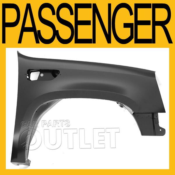 07-11 cadillac escalade front fender gm1241338 primered steel right side esv ext