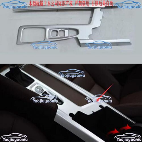 Abs matte silver middle console gear shift frame cover for volvo xc90 2016-2023