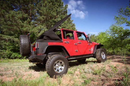 Rugged ridge jeep jk wrangler black power top kit