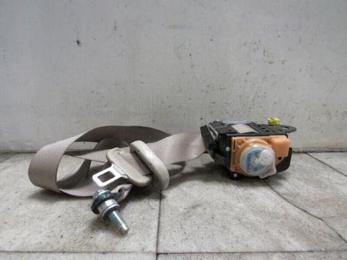 2009-2012 nissan murano front right passenger seat belt tan retractor oem