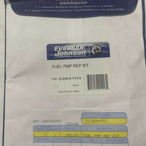 Johnson evinrude omc new oem fuel pump kit 0393103