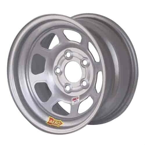 Aero race wheels 52-085040 silver 15&#034; x 8&#034; - 5 x 5&#034; pattern - 4&#034; back spacing