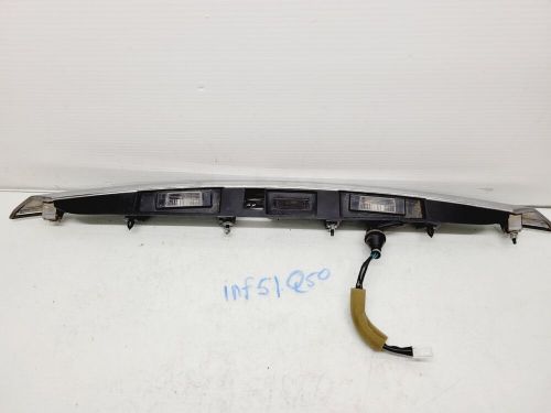 2014-2017 infiniti q50 trunk chrome garnish trim molding panel oem