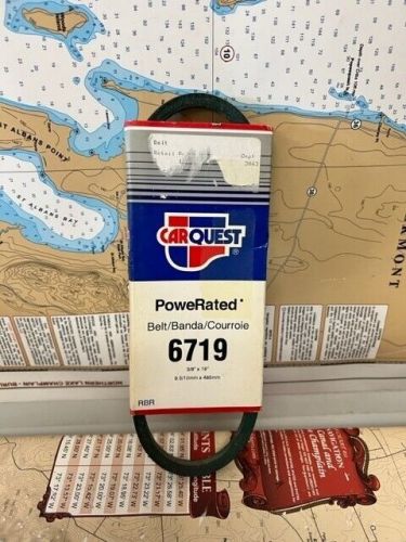 Carquest / gates powerated #6719 belt 3/8&#034; x 19&#034;.