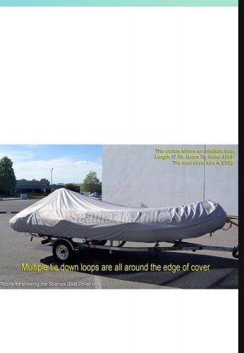 Inflatable boat cover, b series for beam range 4.7&#039; to 5.2&#039;