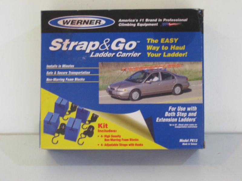 Werner strap & go ladder carrier for use with car model pk 13