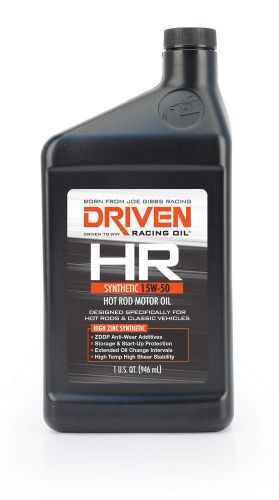 Driven racing oil hr3 15w50 synthetic oil 1 qt bottle 01606