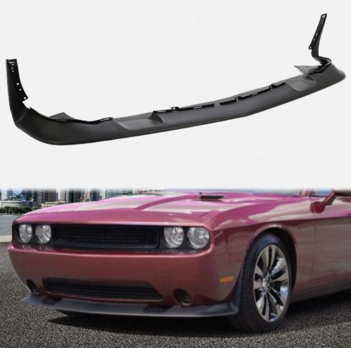 For dodge challenger 2008-2014 srt style front bumper chin spoiler splitter lip