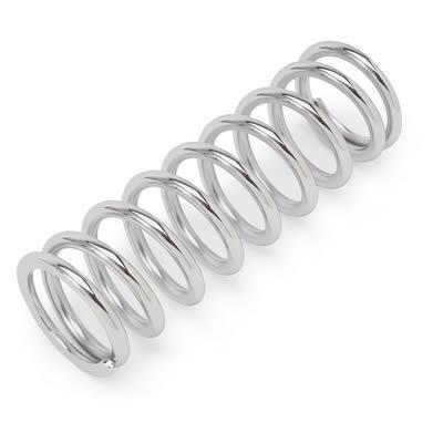 Edelbrock coil-over spring chrome 2.500" inside dia 8.000" l 200 lb./in. spring