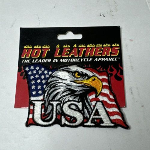 Hot leathers usa eagle american flag patch