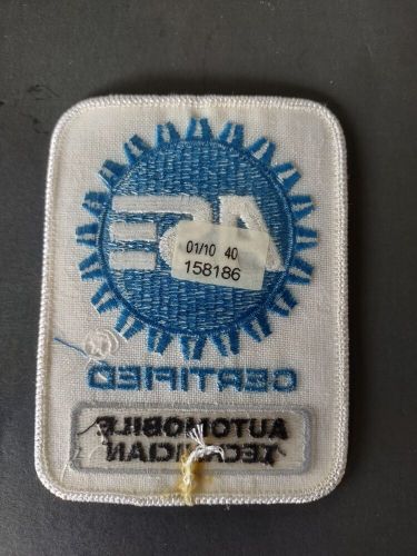 Ase certified automobile technician embroidered authentic patch brand new