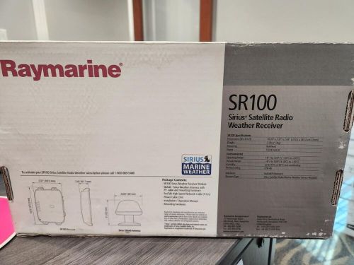 Raymarine sr100 sirius satellite radio weather receuver