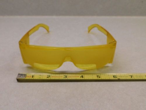 Foggles glasses, pilot training, yellow plastic