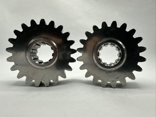 Set 15 rem polished steel quick change gear 10 spline winters performance scs