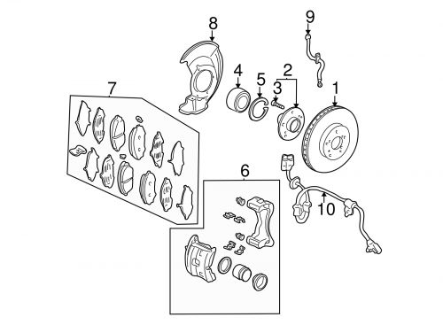 Genuine honda bearing assembly 44300-s3v-a02