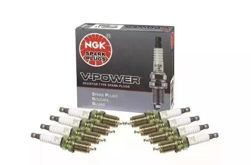 8pcs ngk 5238 v-power racing r5671a-9 inboard marine spark plug tune up kit zb