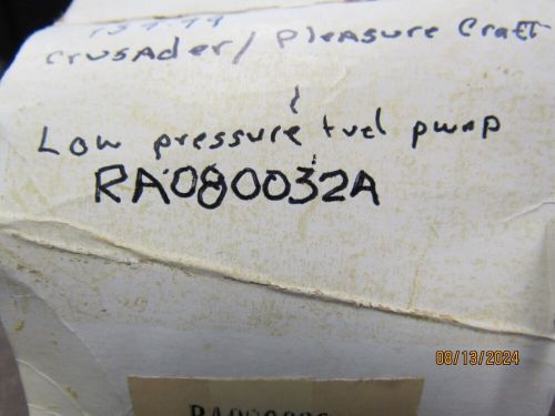 New crusade / pleasure craft  mercruiser low pressure fuel pump ra080032a