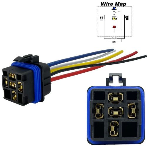 Irhapsody relay 12v, 80/60 amp waterproof relay, 5 pin automotive 5 relays