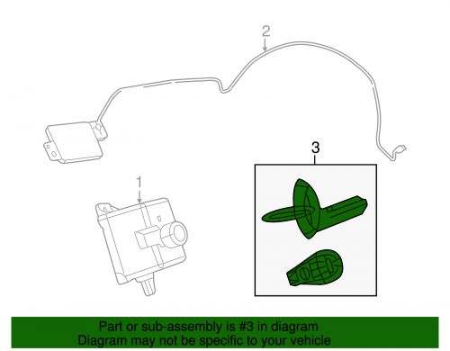 Genuine volkswagen keyless entry transmitter 7b0-959-754-ar