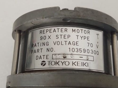 Tokyo keiki 90x step type repeater motor 70 voltage