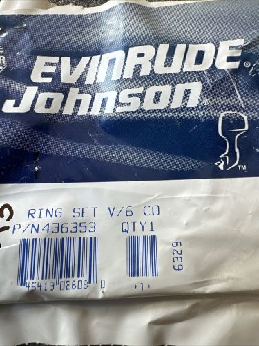 Evinrude johnson omc new original oem bombardier production piston rings 436353