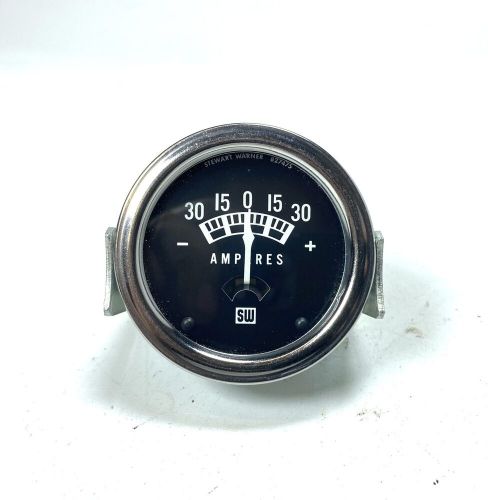 Stewart warner 827475 , ammeter 30-0-30 amperes gauge