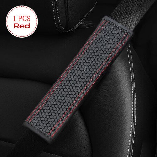 1pcs red car safety seat belt shoulder pad cover cushion comfortable driving