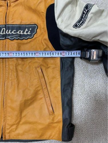 [rare vintage] ducati x dainese genuine leather jacket xl ducati