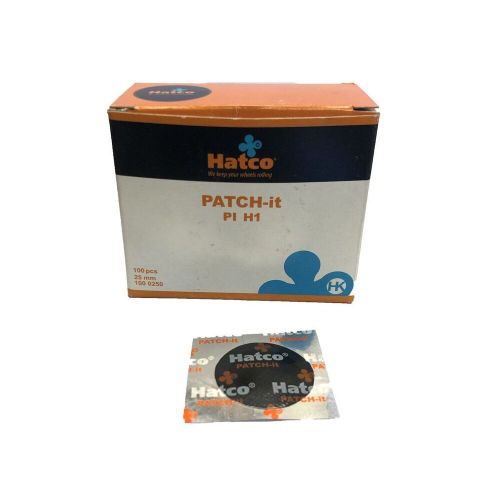 Hatco round inner tube plasters 1&#034; - 100/box (1000250)-