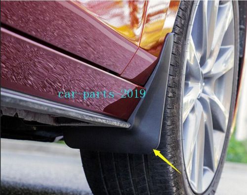 Black car wheel splash guards mudguards fender cover for mazda 3 2019-2023 2024