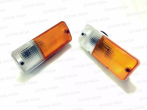 Front turn signal indicator light pair suzuki sj413 sj410 jimny samurai gypsy