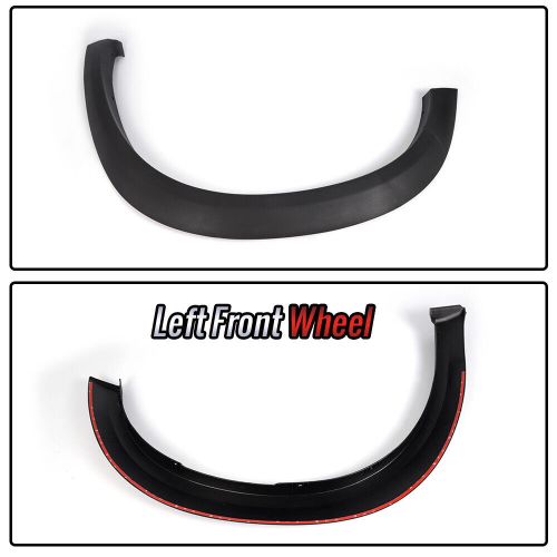 Textured bolt on body wheel fender flares 2 side fit for 2009-18 dodge ram 1500