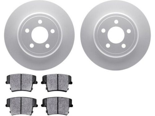 Front and rear brake pad and rotor kit 64rzmv81 for challenger charger magnum